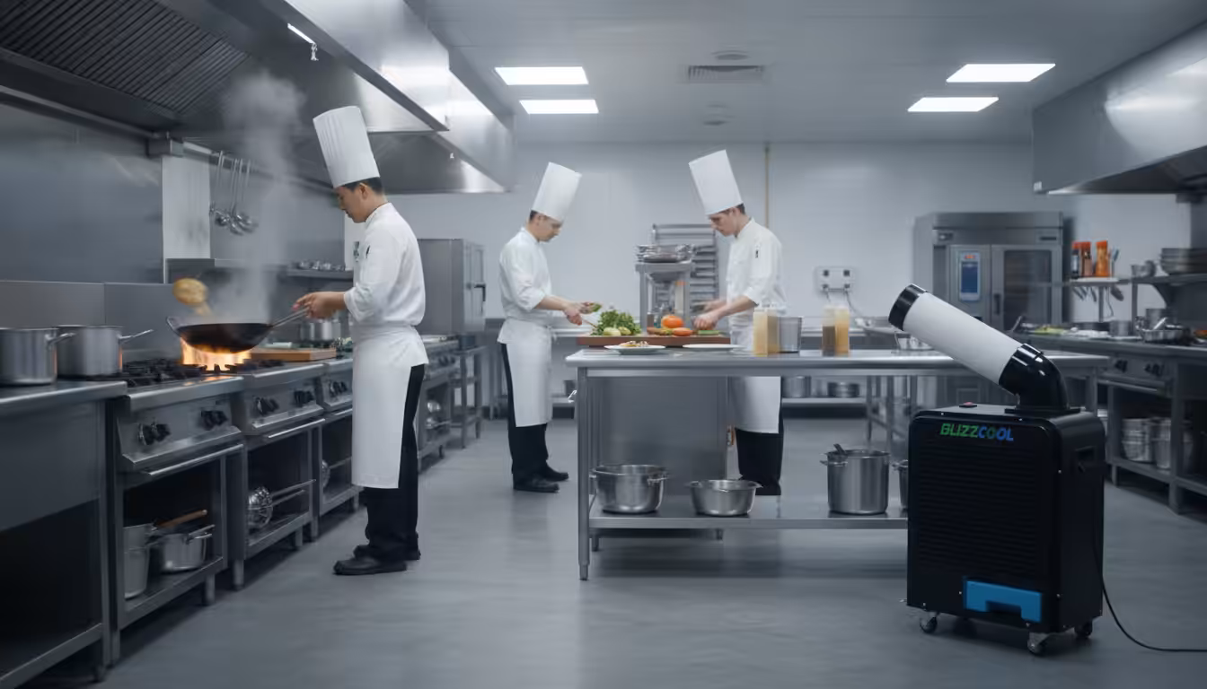 How to cool a restaurant kitchen