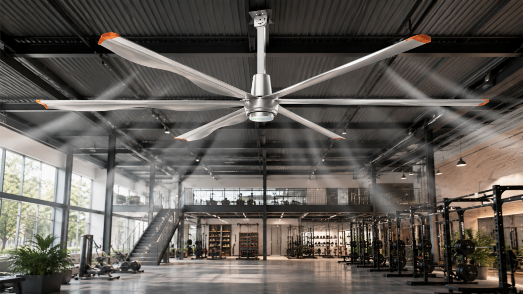 ventilador de techo con potencia adecuada