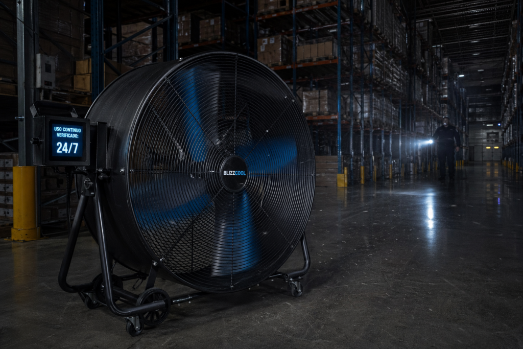 laisser ventilateur industriel allumé la nuit