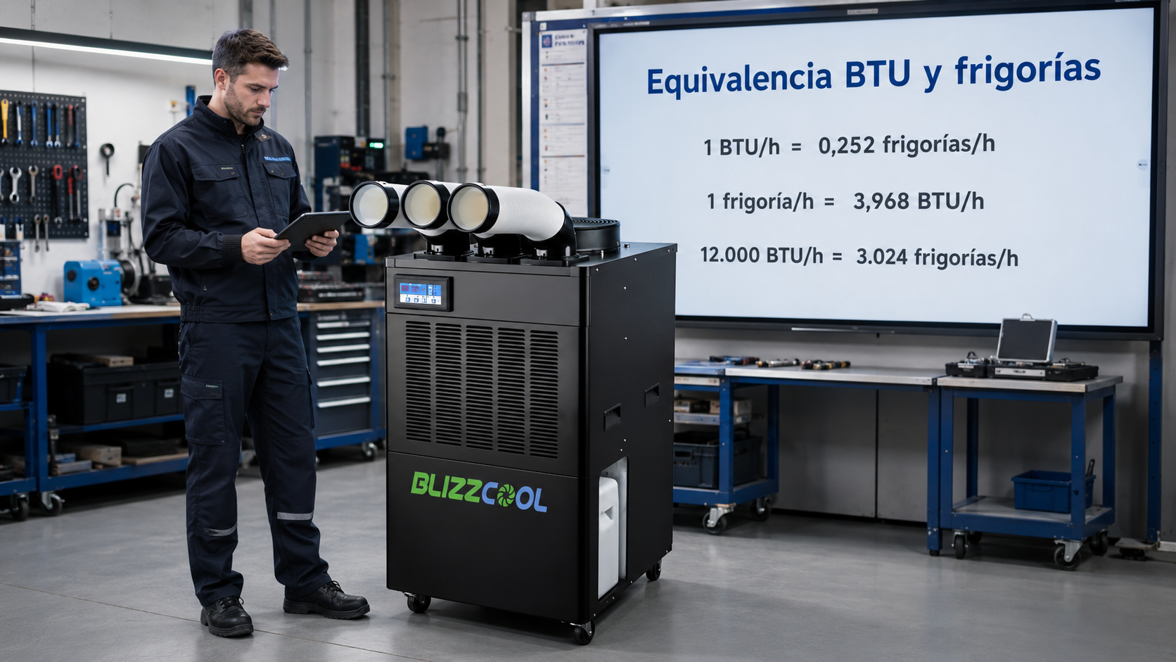 equivalences between btu and frigories for air conditioning